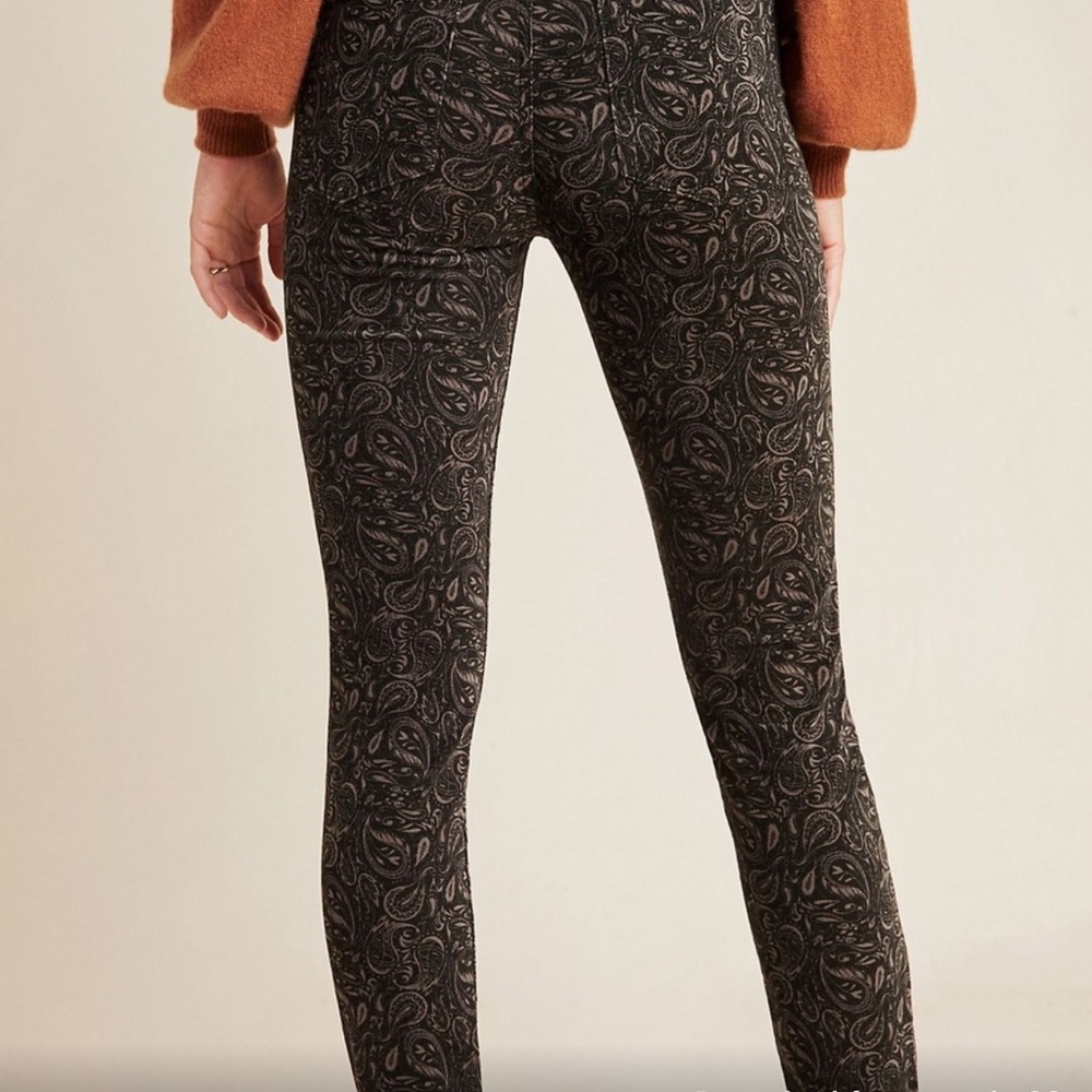AG The Stevie Velvet High-Rise Skinny Jeans
